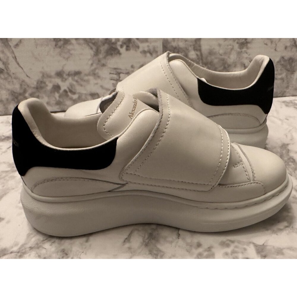 Alexander McQueen Oversized‎ Sneakers Kids 33 D EU 2.5 US White Black New